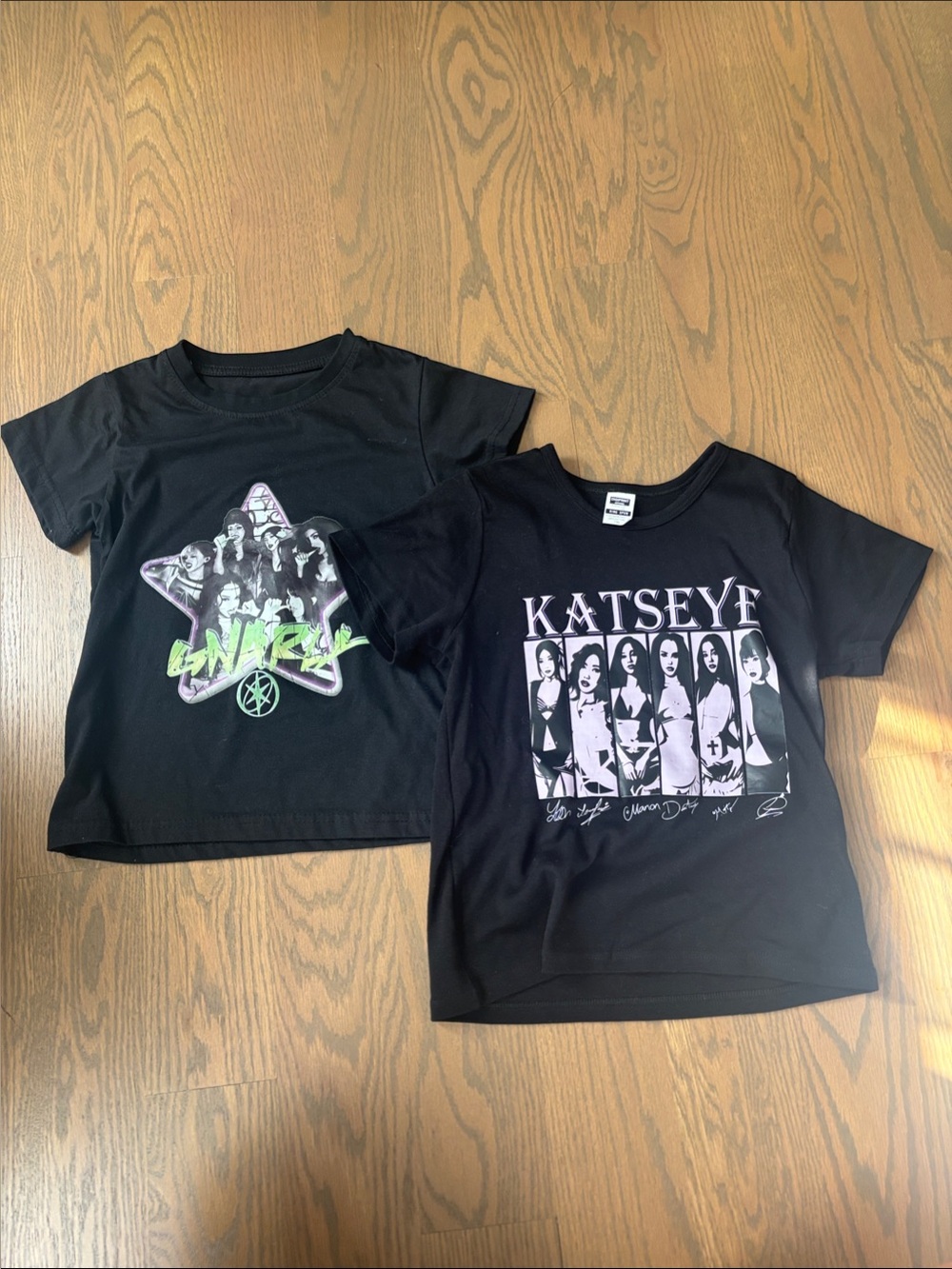 Girls' Black Katseye Tees - Bundle
